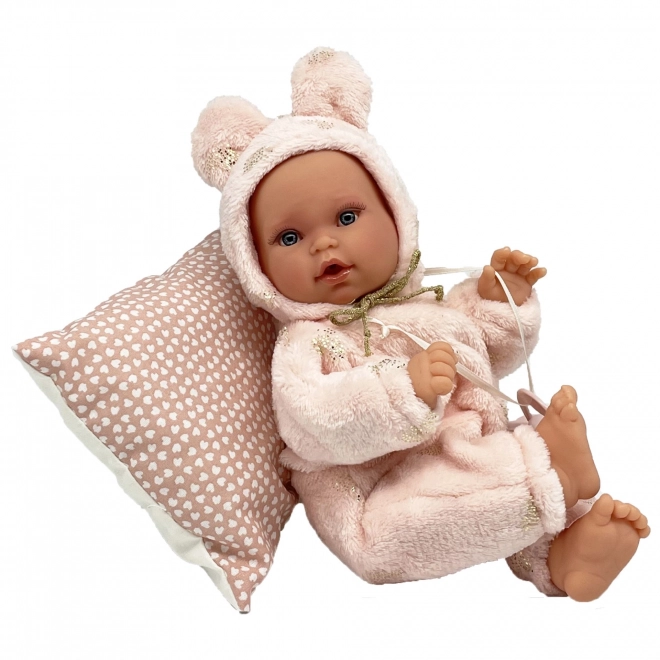 Antonio Juan 1136 KIKA - poupée bébé réaliste avec fonction de mouvement spéciale et corps en tissu souple - 27 cm