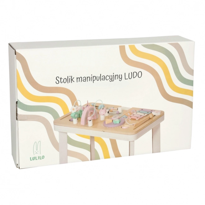 Table d'apprentissage interactif Montessori Lulilo rose