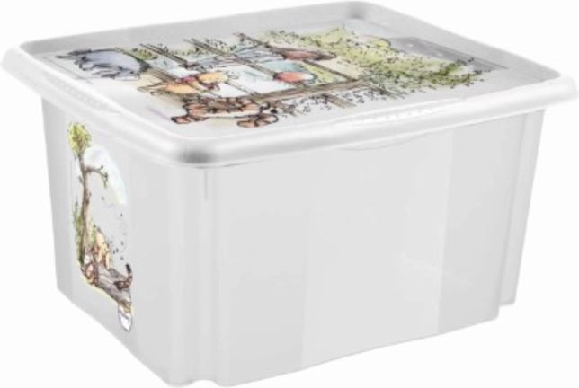 Boîte de rangement 30 l, Transparent