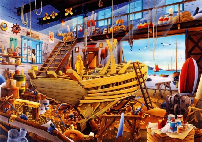 Puzzle Loděnice 1000 pièces Bluebird