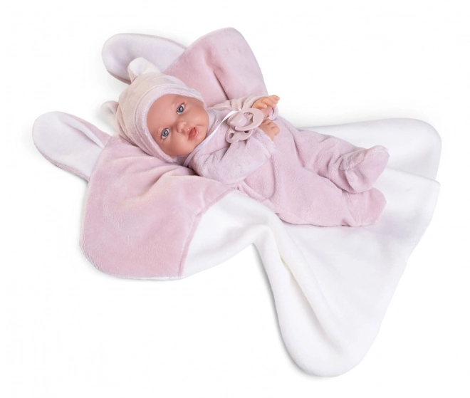 Antonio Juan 12439 PETIT - poupée réaliste avec un corps en tissu doux - 27 cm