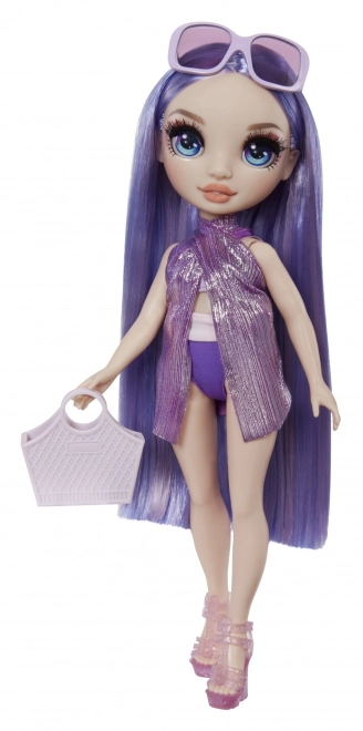 Poupée de Mode Rainbow High en maillot de bain - Violet Willow
