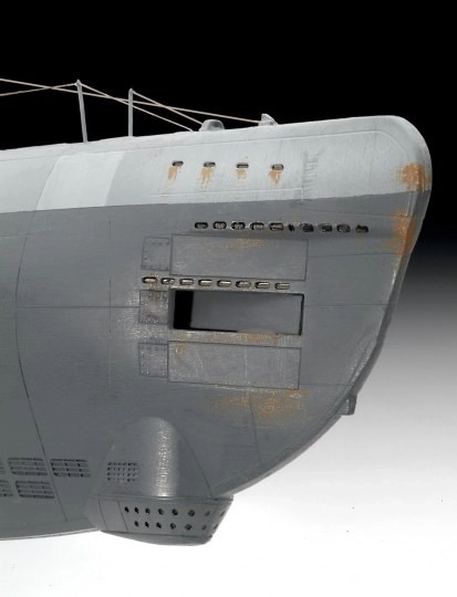 Maquette plastique sous-marin allemand TYPE XXI 1/144