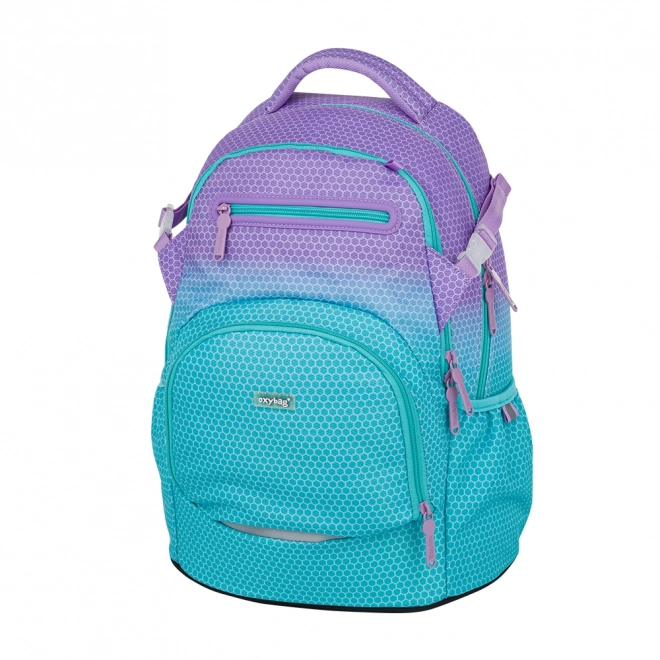 Sac à dos scolaire OXY Ombre Bleu- rose