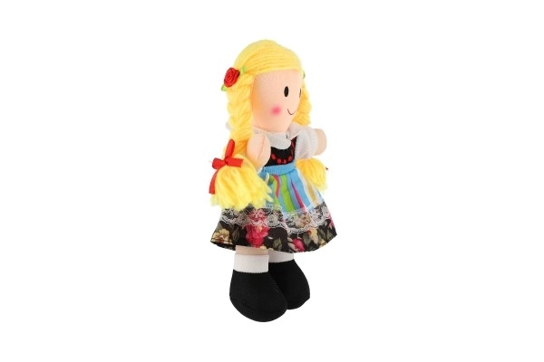 Poupée en tissu en costume peluche 20x11cm 0+