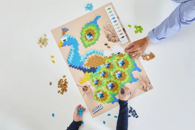 Assemblage Plus-Plus par numéros - Paon