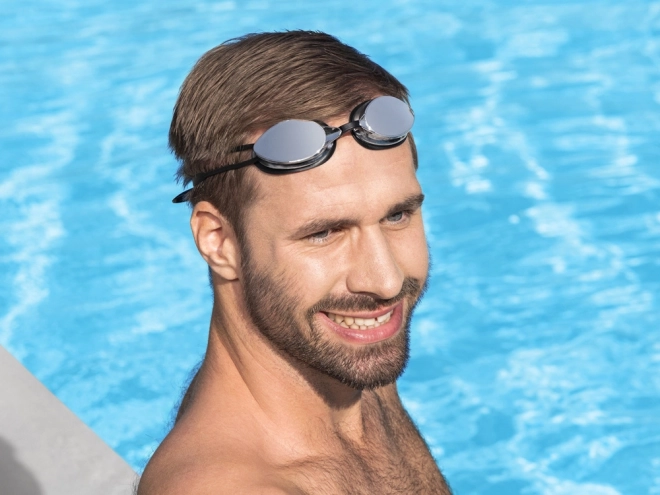 Lunettes de natation Bestway Elite Blast Pro pour adultes et jeunes – noires