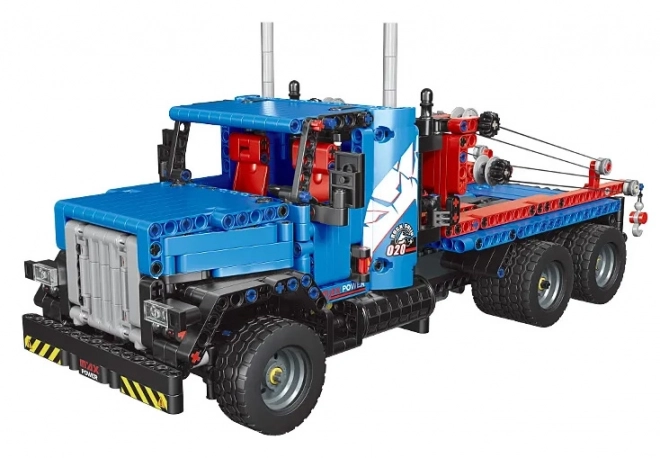 kit de construction RC camion de remorquage bleu 1064 pièces