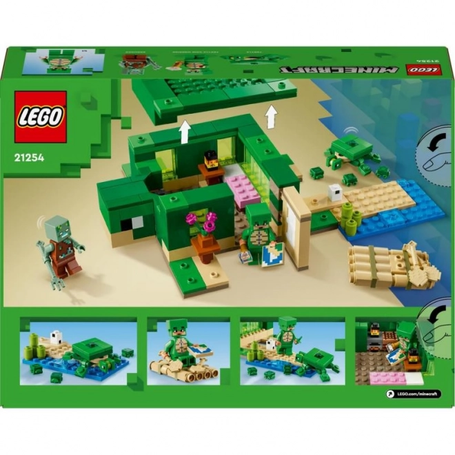 Dôme de tortue Minecraft sur la plage