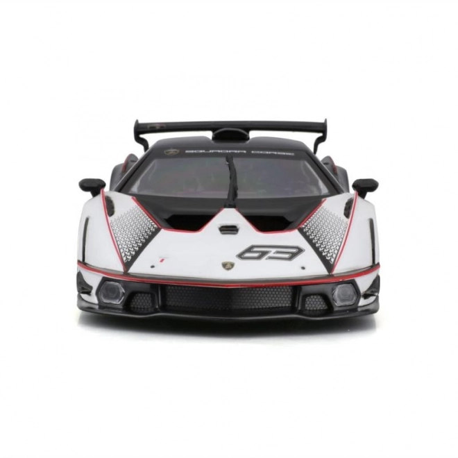 Bburago 1:24 Course Lamborghini Essenza SCV12 – Blanc