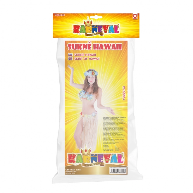 Jupe Hawaï adulte 72 cm naturel