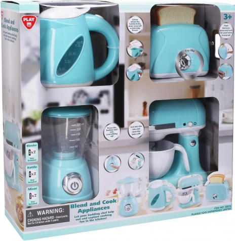 Playgo set d’appareils de cuisine 4 pièces