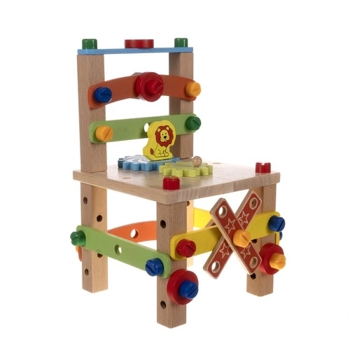 Chaise éducative en bois