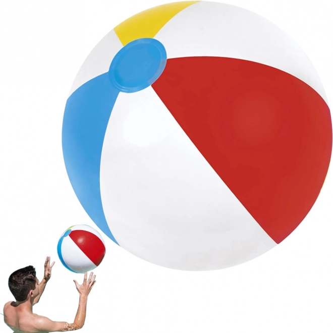 Ballon de plage gonflable multicolore