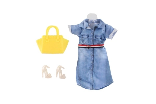 Robes et vêtements pour poupées avec accessoires