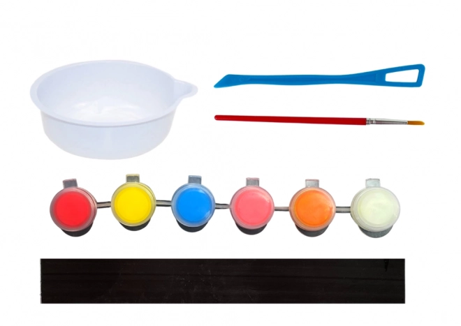 Kit de peinture DIY Hiboux Lumineux Magnets en plâtre