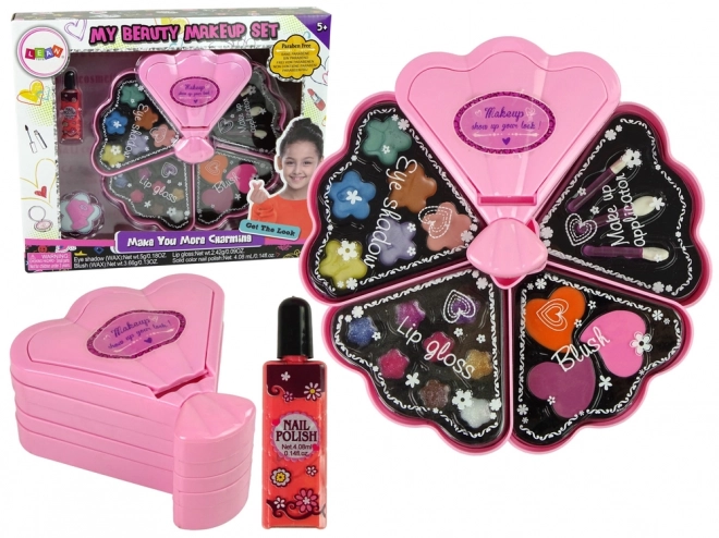 Pochette cosmétique rose pour fards à paupières Gloss Pink