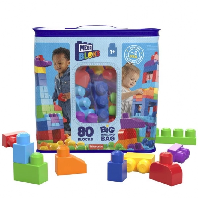 Mega Bloks First Builders Blocs dans un sac en plastique 80 pcs