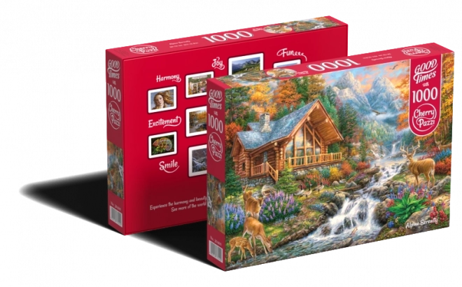 Puzzle tranquillité en altitude 1000 pièces