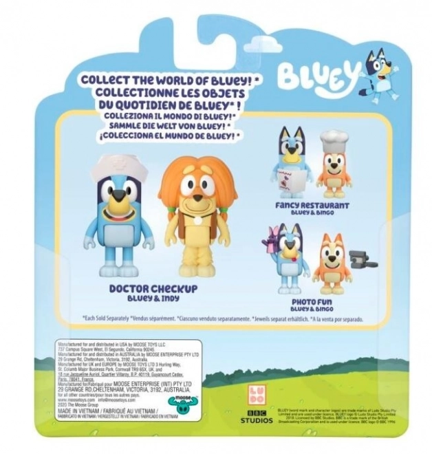 Ensemble de figurines Bluey Examen médical