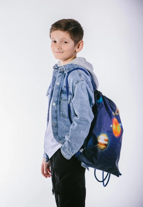BAAGL SET 3 Airy Planètes: cartable, trousse, sac