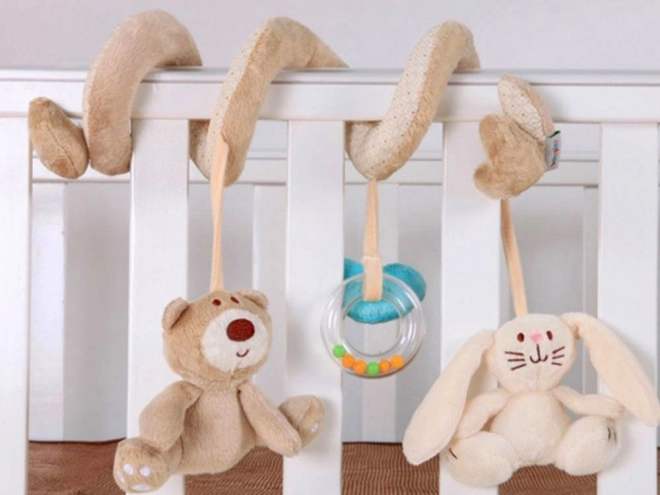 Spirale en peluche pour lit d'enfant ZA4416