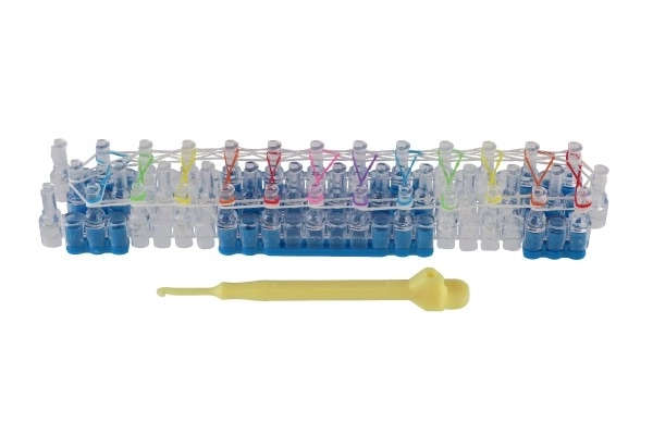 Fais ton propre bracelet 700+ élastiques, perles + outils + métier à tisser pour bracelets dans une boîte 30x24cm