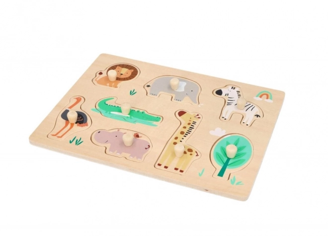 Puzzle en bois avec poignées Safari