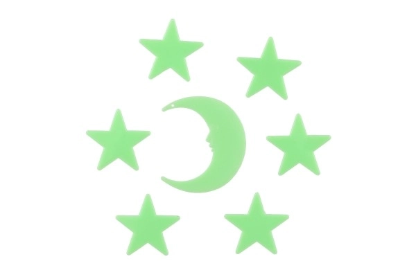 Étoiles lumineuses pour le mur