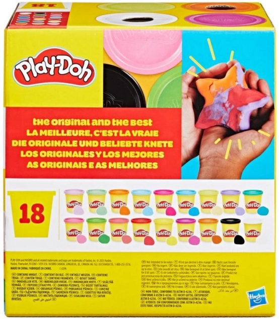 Grande boîte Play-Doh 18 pots