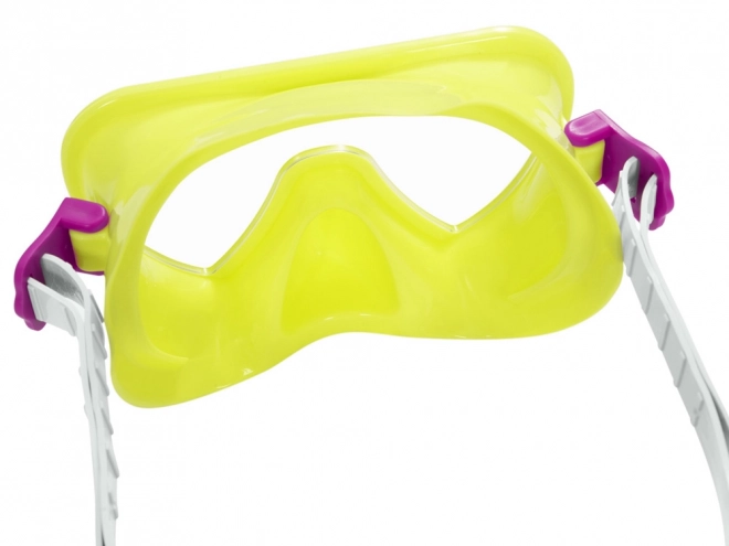 Masque de plongée Bestway avec tuba pour enfants 3+ – Jaune