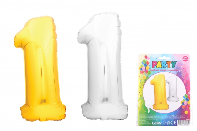 Ballon gonflable chiffre 1