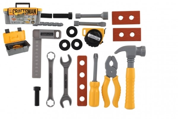 Set d'outils pour enfants dans une valise en plastique