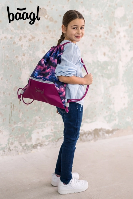 BAAGL Sac avec poche Royaume des Licornes