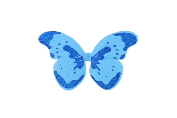Papillons 12 pièces en plastique 7-8cm dans un sachet