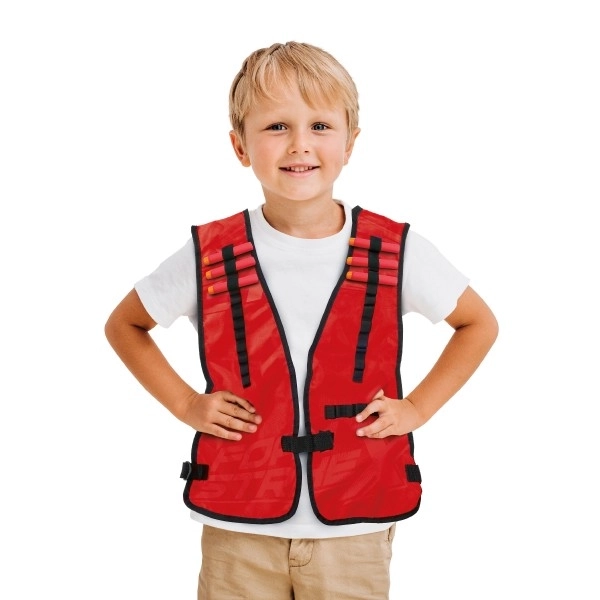 Gilet tactique pour enfants avec munitions en mousse