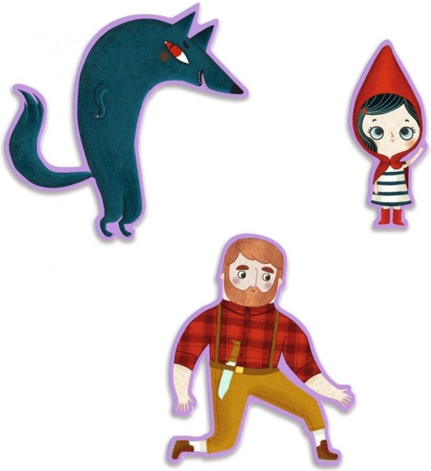Puzzle avec histoire Le Petit Chaperon Rouge 35 pièces