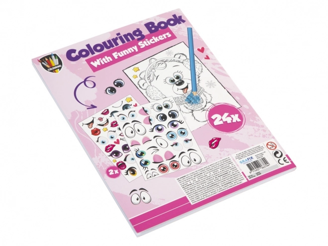 Livret de coloriage avec autocollants