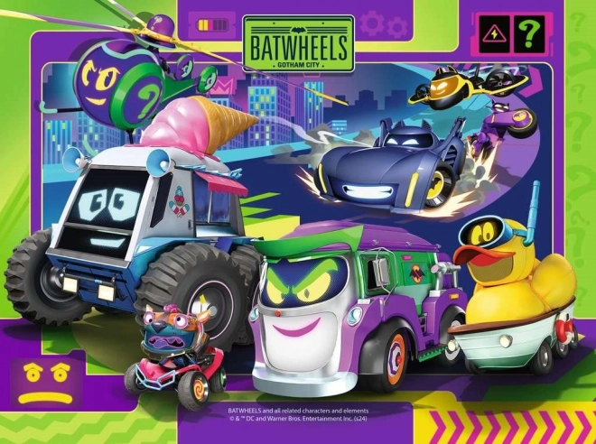 Puzzle Batwheels de Ravensburger, 4en1