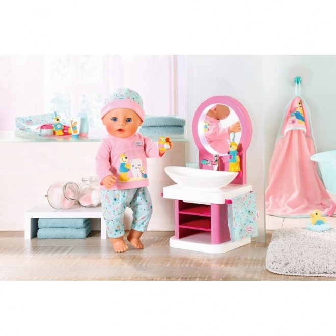 Zapf Creation Baby Born Lavabo avec brosse à dents