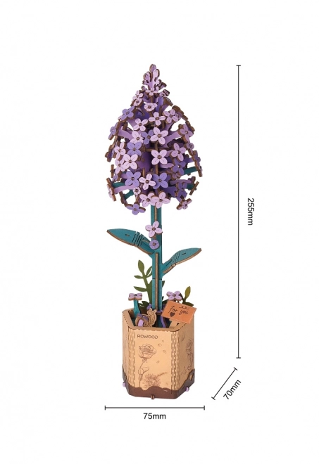 RoboTime Puzzle 3D en bois Lilas