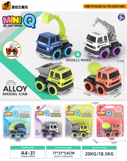 Auto construction métallique 6 cm