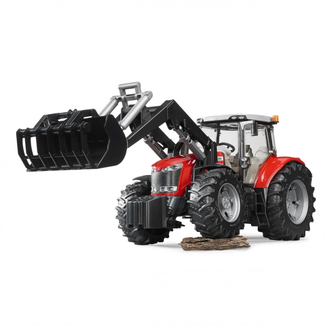 Bruder Traktor MASSEY FERGUSON 7624 avec chargeur frontal