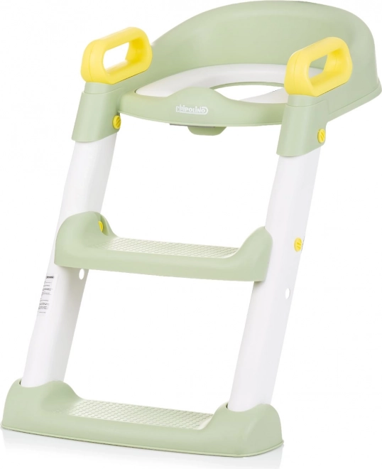 CHIPOLINO Siège de toilette avec échelle Skippy – vert