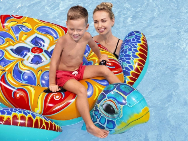 Matelas gonflable Bestway avec poignées Tortue Majolique