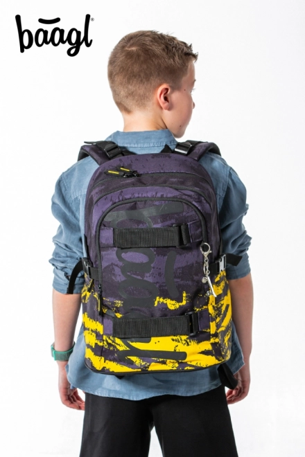 BAAGL 3 SET Skate Dune: sac à dos, trousse, sac