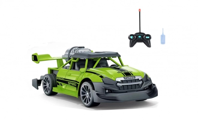 Voiture RC 1:20 avec effet fumée rouge
