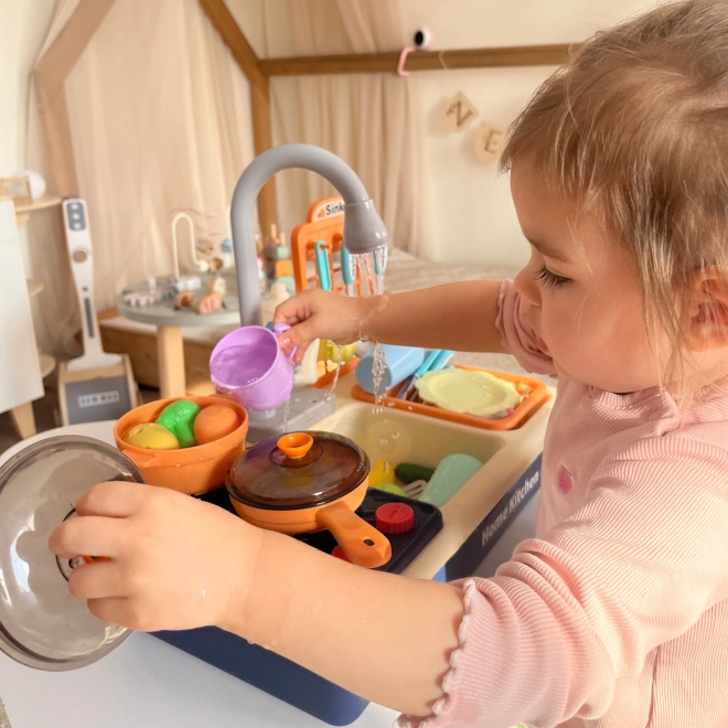 Cuisine enfant 2 en 1 avec évier et cuisinière