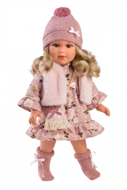 Poupée réaliste Lucia 40 cm avec corps en tissu doux