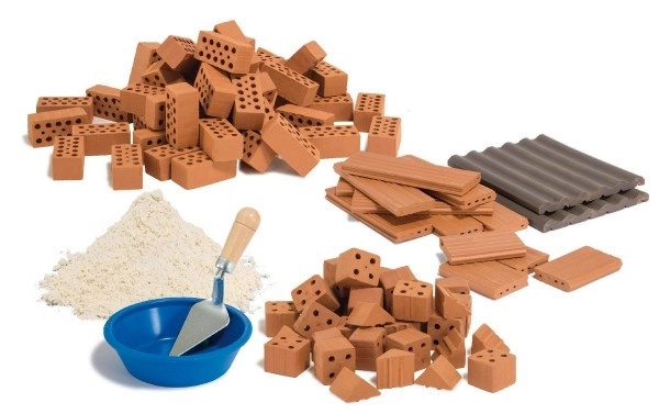 Jeu de construction Teifoc ensemble de petites briques II